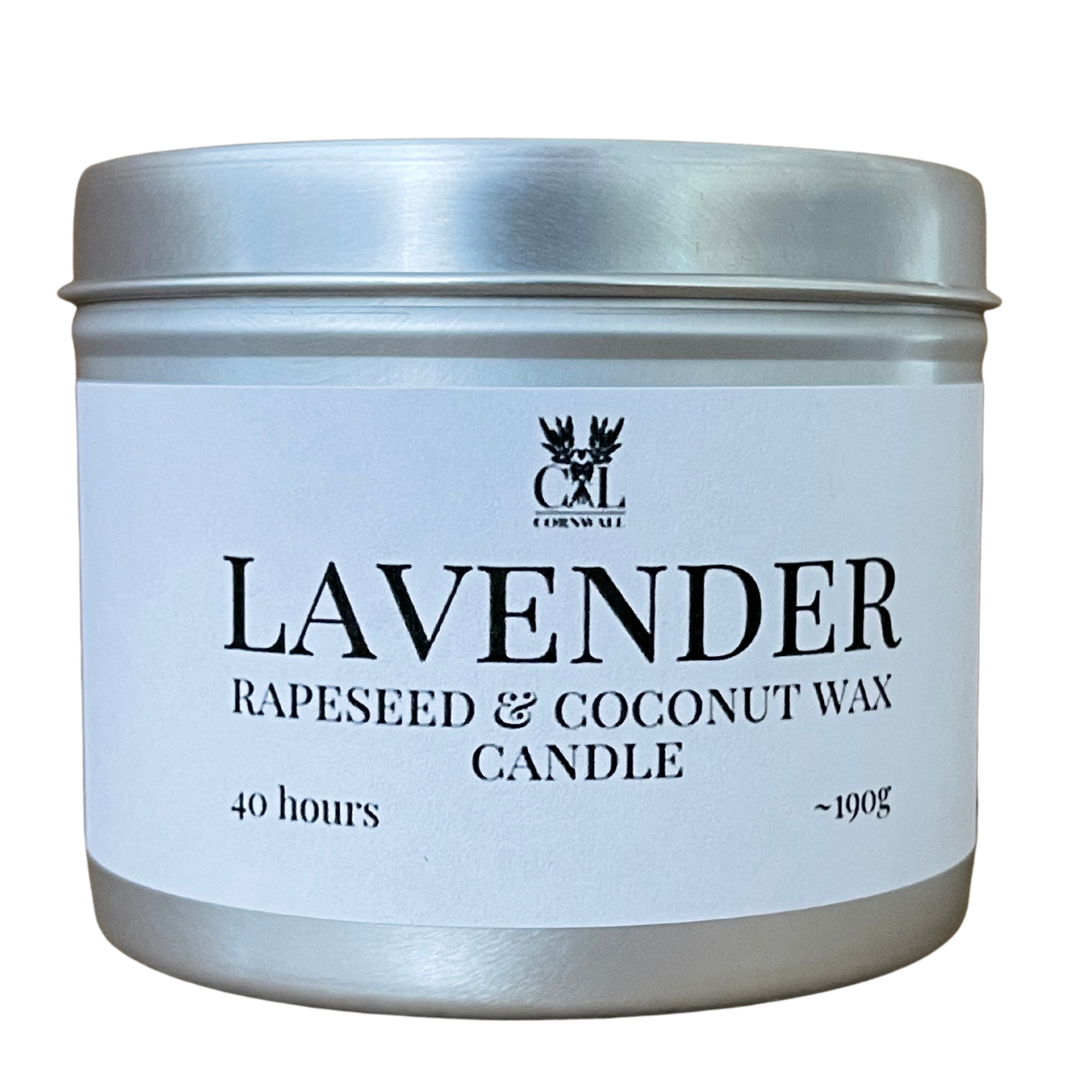 Lavender Essential Oil Candle in a Tin